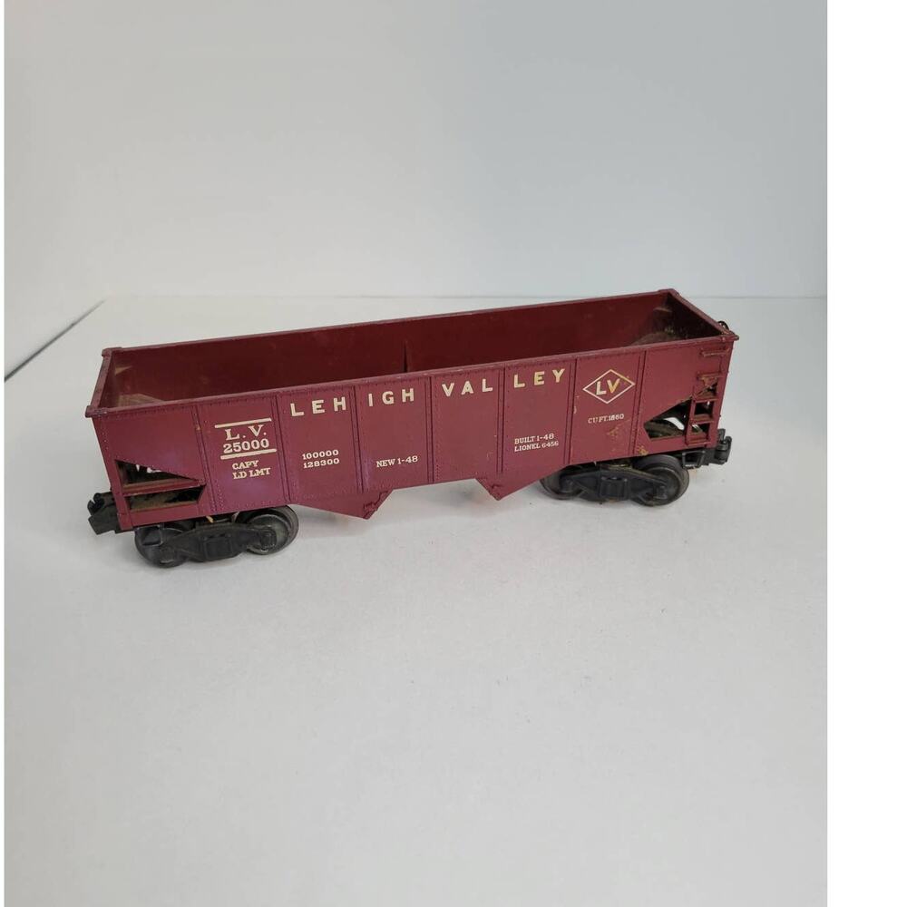 Vintage Lionel Trains Lehigh Valley Hopper Car No. 6456